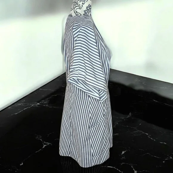 BP Striped Gray and White Dress - Large - Picture 5 of 8